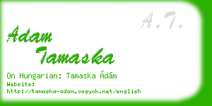 adam tamaska business card